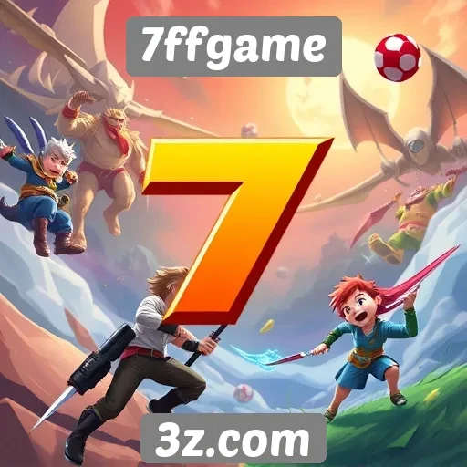 Variedade de jogos disponíveis no 7ffgame